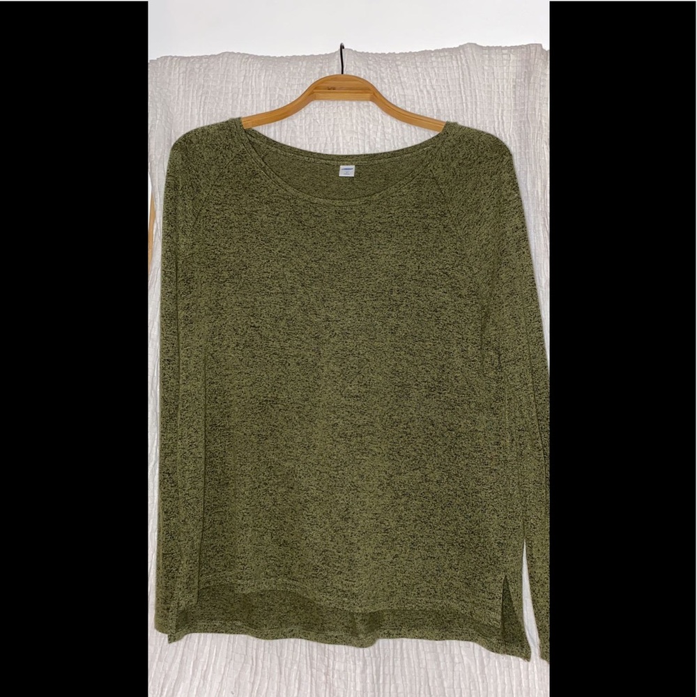 Olive green, old navy, tunic top.